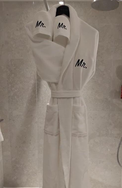 PEIGNOIR  EPONGE BLANC