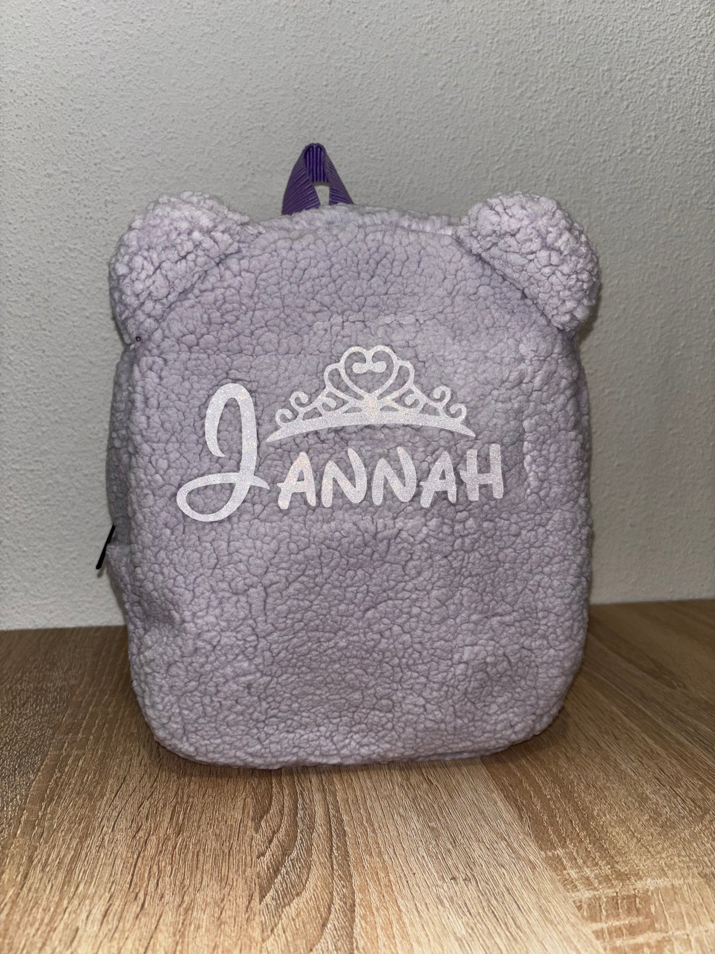 SAC A DOS TEDDY MAUVE